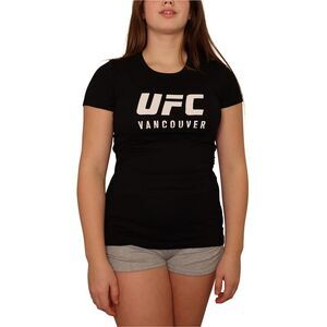UFC Womens Vancouver Sept 14th Graphic T-Shirt, Black, NWT